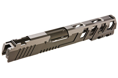 Narcos Airsoft CNC Aluminum Slide 'Phantom' For Tokyo Marui Hi Capa 5.1 Gas Blow Back GBB Airsoft (Titanium Gray)