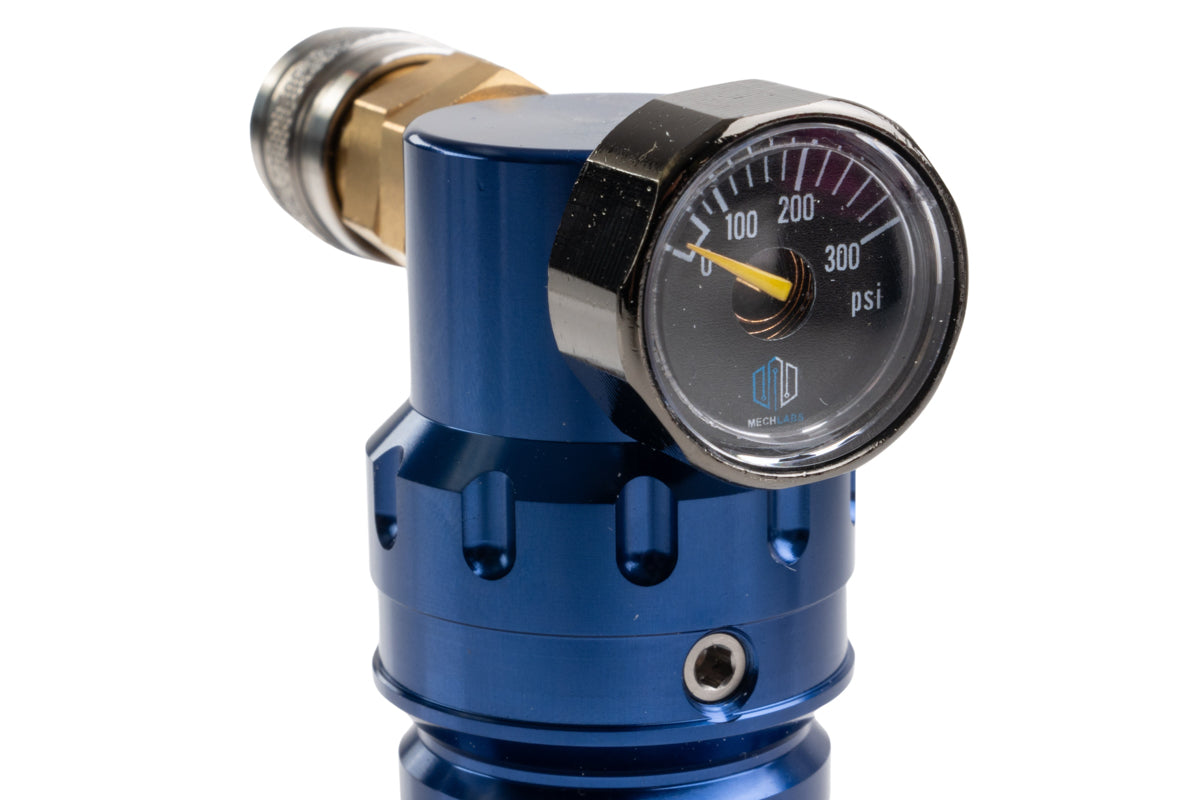 Mechlabs Nexxus Flo Max Regulator with 39 inch Air Line (Blue)