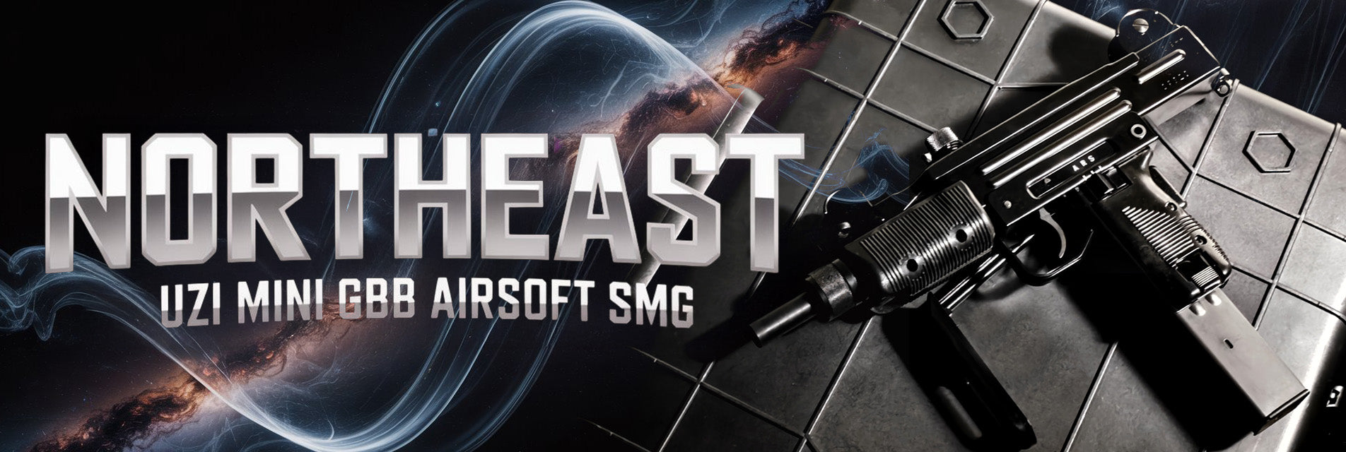 Northeast UZI Mini GBB Airsoft SMG (Folding Stock) 