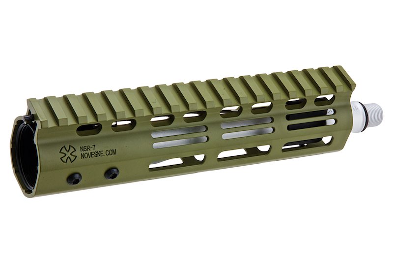CYMA CGS NSR7 M Lok Handguard For Tokyo Marui MWS GBB Airsoft (Oliver Drab)