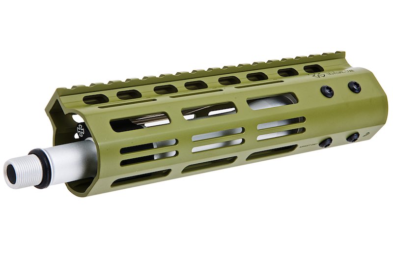 CYMA CGS NSR7 M Lok Handguard For Tokyo Marui MWS GBB Airsoft (Oliver Drab)