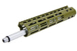CYMA CGS NSR9 M Lok Handguard For Tokyo Marui MWS GBB Airsoft (Oliver Drab)