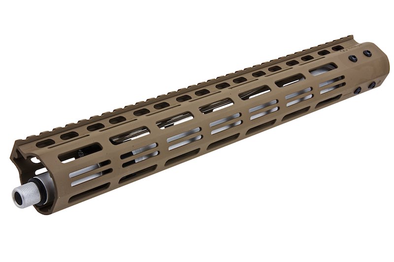 CYMA CGS NSR13.5 M Lok Handguard For Tokyo Marui MWS GBB Airsoft (Dark Earth)