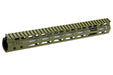 CYMA CGS NSR13.5 M Lok Handguard For Tokyo Marui MWS GBB Airsoft (OD)