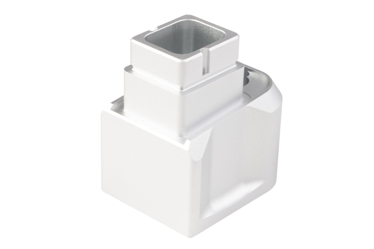 Novritsch Extended Magbase For Hi Capa GBB Airsoft (Silver)