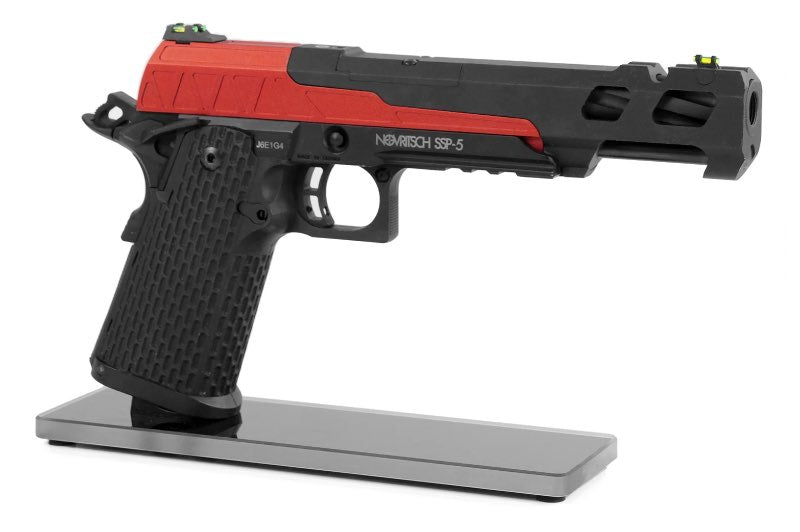 Novritsch Custom CNC Back Slide V1 For SSP5 GBB Airsoft Pistol (Red)
