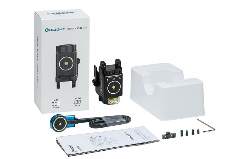 OLIGHT Baldr Mini Tactical Flashlight & Green Laser Combo (Desert Tan)