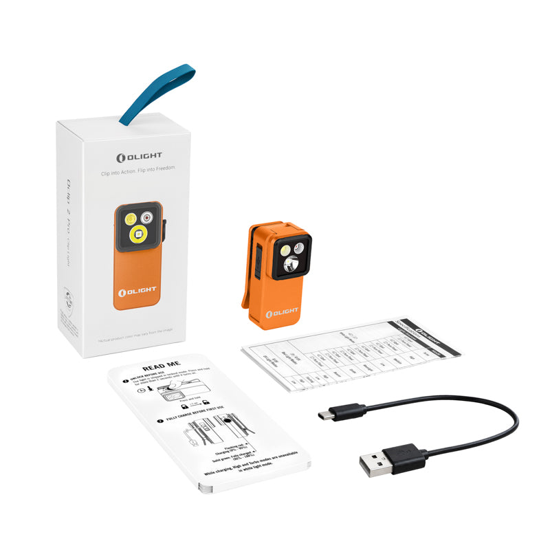 OLIGHT Oclip 2 Pro Clip Style Flashlight - Orange