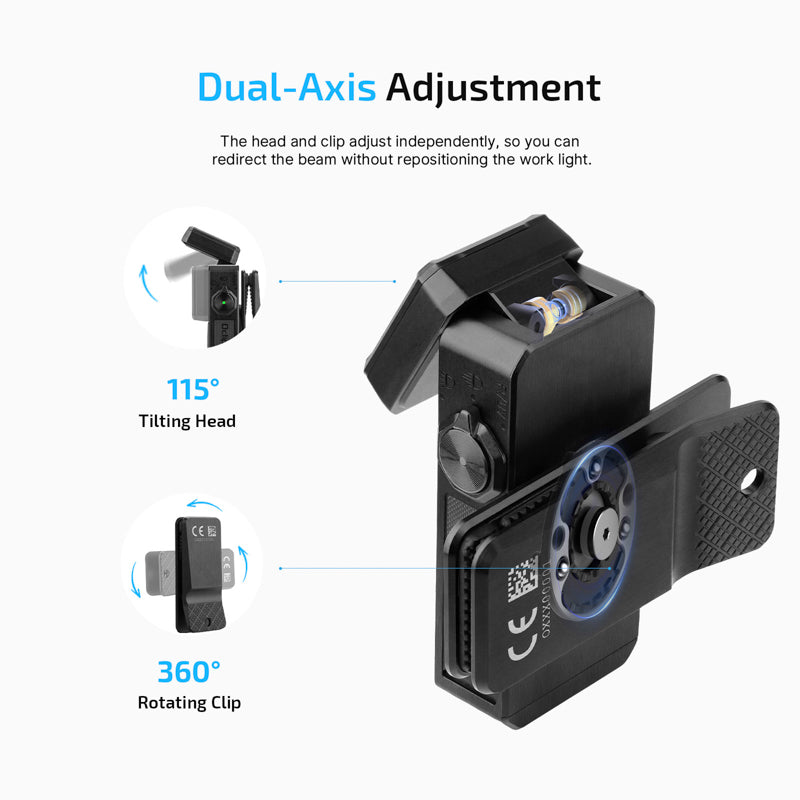 OLIGHT Oclip 2 Ultra Premium Clip Style Flashlight with Charging Dock