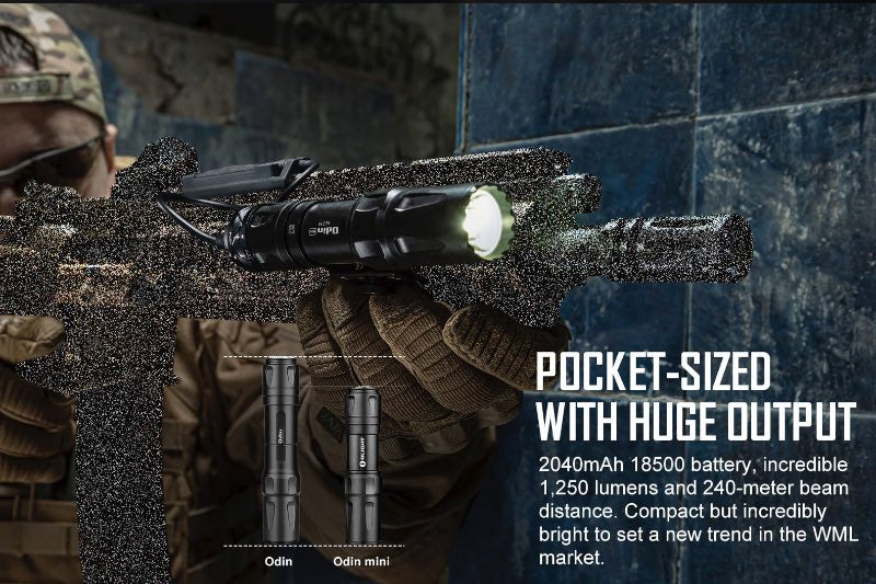 トイガン olight odin mini OLIGHT Odin Mini Tactical Flashlight w/ M-Lok Mount & Tail Switch