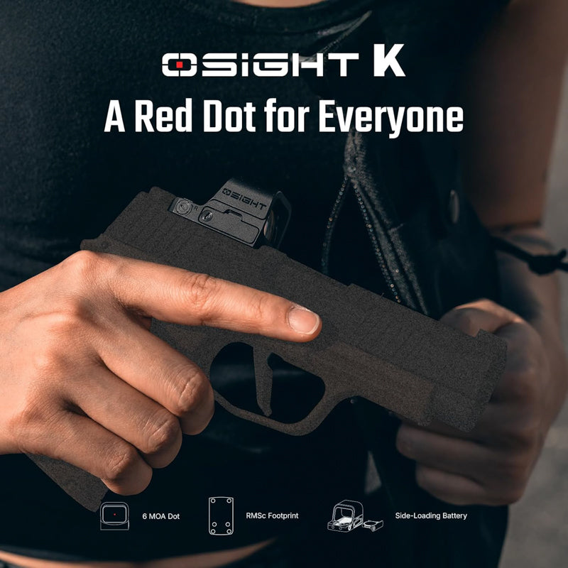 OLIGHT SE Enclosed Micro Green Dot Sight - BK (6MOA Green Dot)