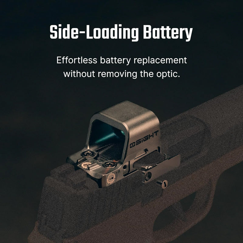 OLIGHT SE Enclosed Micro Green Dot Sight - BK (6MOA Green Dot)