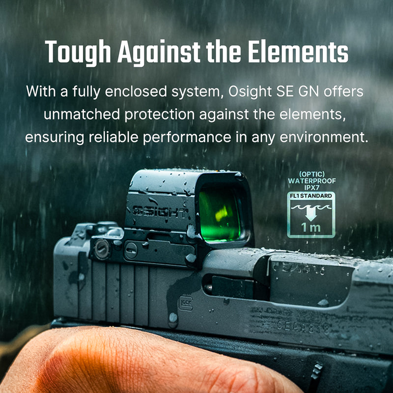 OLIGHT SE GN Enclosed Micro Green Dot Sight (MRS Green Dot)
