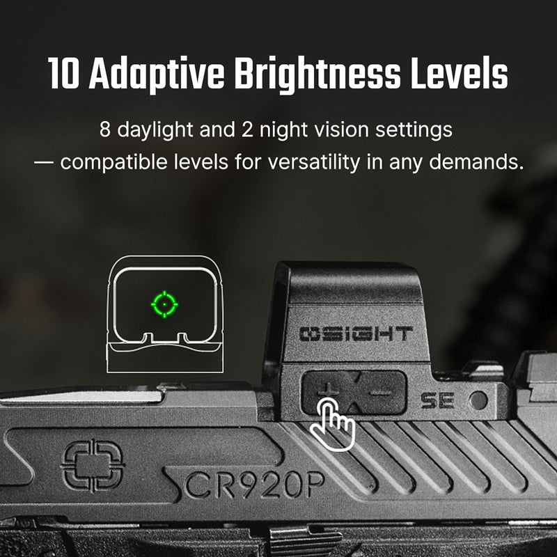 OLIGHT SE GN Enclosed Micro Green Dot Sight (MRS Green Dot)