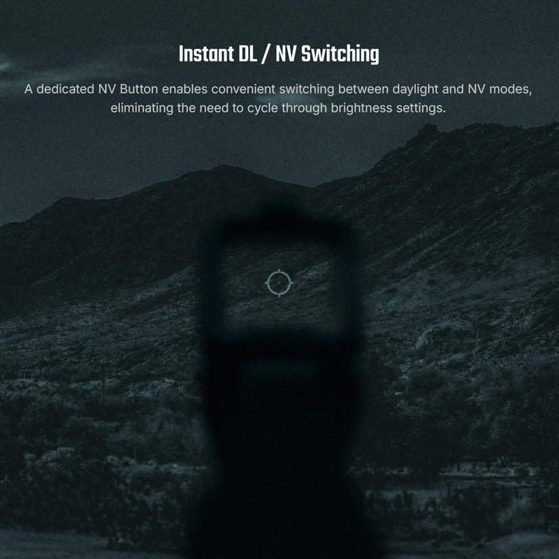 OLIGHT Osight R Micro Enclosed Red Dot Sight with Multi-Reticle System