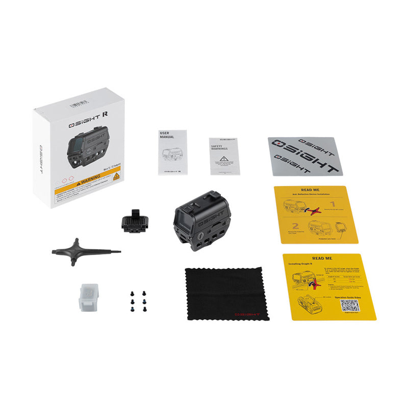 OLIGHT Osight R Micro Enclosed Red Dot Sight with Multi-Reticle System