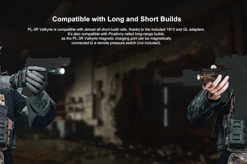 OLIGHT PL-3R Valkyrie Flashlight (Desert Tan)