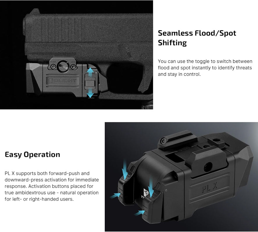 OLIGHT PL-X Dual Beam Tactical Light