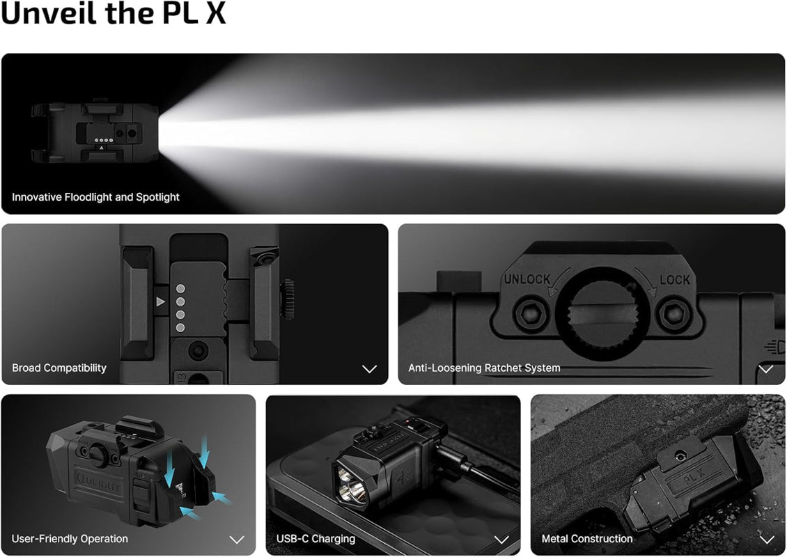 OLIGHT PL-X Dual Beam Tactical Light
