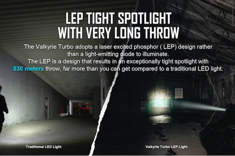 OLIGHT Valkyrie Turbo Flashlight (Desert Tan)