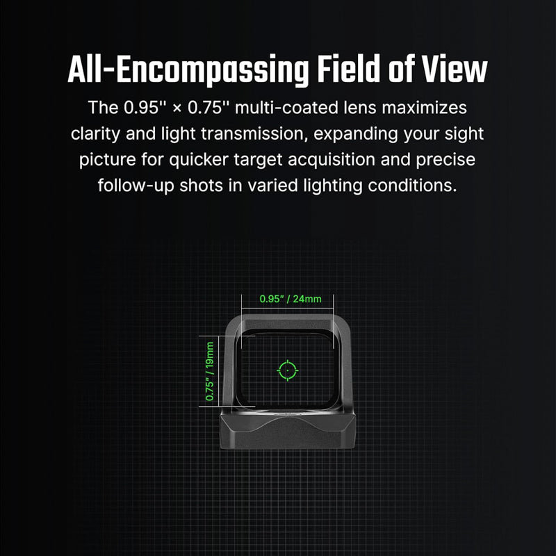 OLIGHT Osight C Open Reflex Green Dot Sight