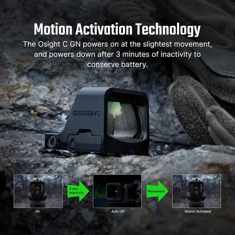 OLIGHT Osight C Open Reflex Green Dot Sight