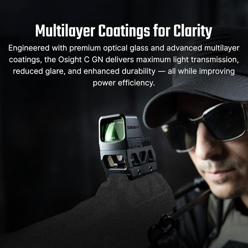 OLIGHT Osight C Open Reflex Green Dot Sight