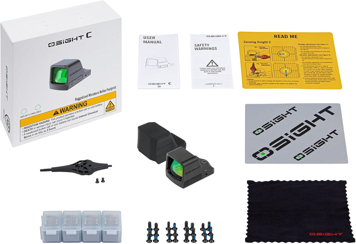 OLIGHT Osight C Open Reflex Green Dot Sight