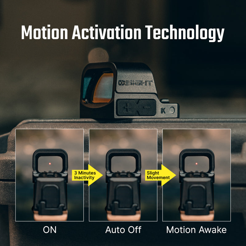 Osight K Open Reflex 6 MOA Red Dot Sight
