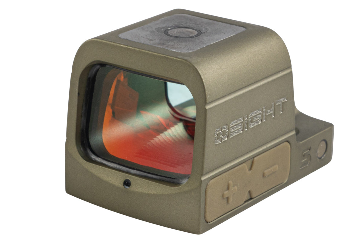OLIGHT Osight S Multi Reticle Reflex Sight w/ Magnetic Charging Cover (2 MOA Dot & 32 MOA Circle) - OD