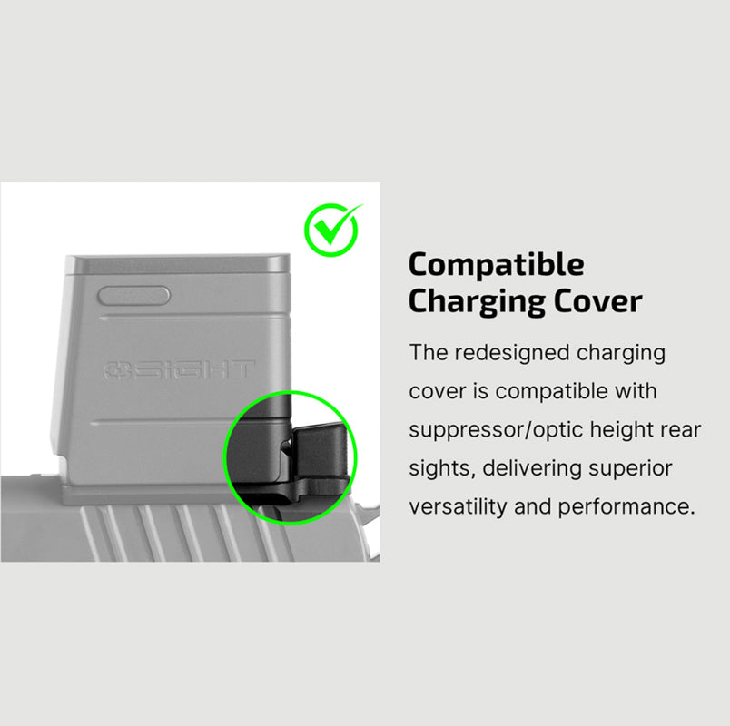 OLIGHT Osight X Multi Reticle Reflex Sight w/ Magnetic Charging Cover (3 MOA Dot & 32 MOA Circle)