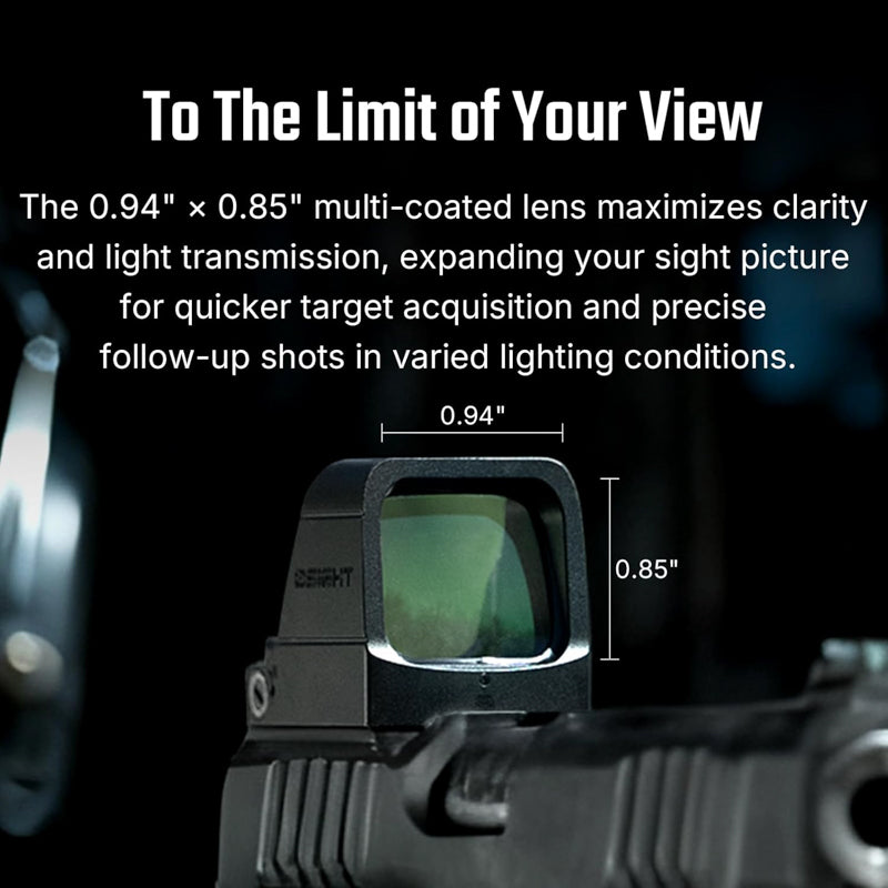 OLIGHT Osight X Reflex Green Dot Sight w/ Magnetic Charging Cover (3 MOA Dot & 32 MOA Circle)