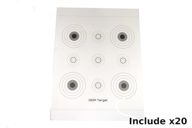 SRC Target Paper (20pcs) For Giga Shooting target