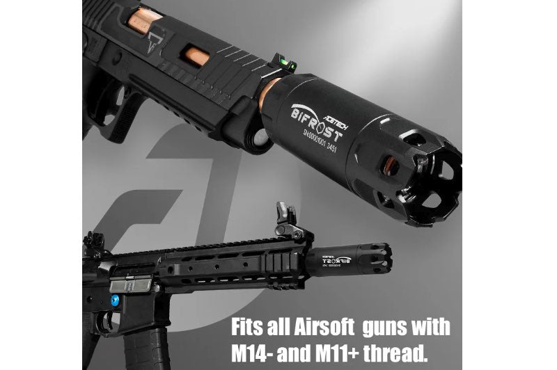 ACETECH Bifrost Tracer Unit (14mm CCW/ Multi Color Flame Effect/ RGB Rainbow/ Brass)