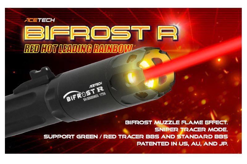 ACETECH Bifrost R Tracer Unit (Red/ 14mm CCW)