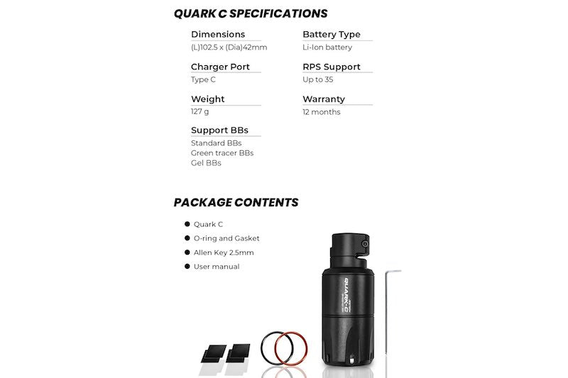 ACETECH Quark C Shotgun Tracer Unit