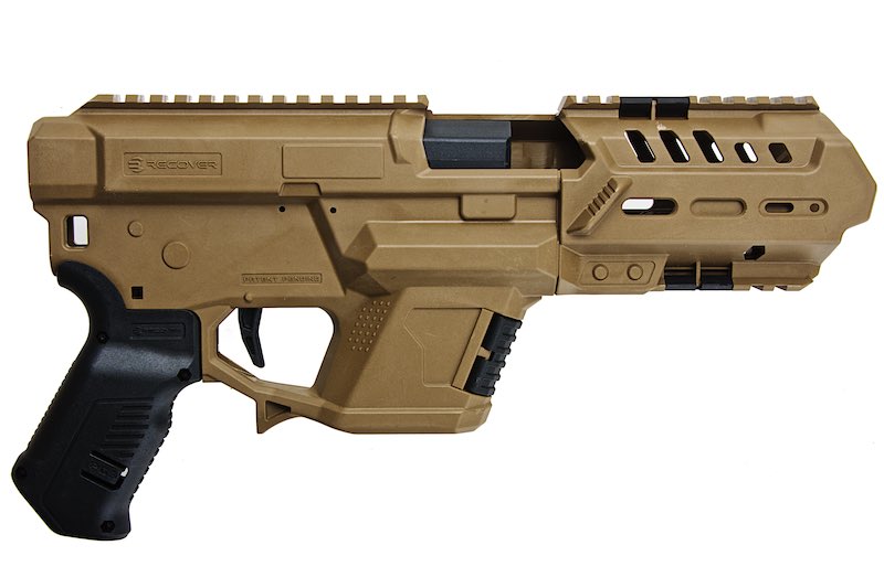 Recover Tactical P-IX Modular AR Platform for GSeries Airsoft Pistol (P-IX+Basic, PG9 Grip/ Tan)