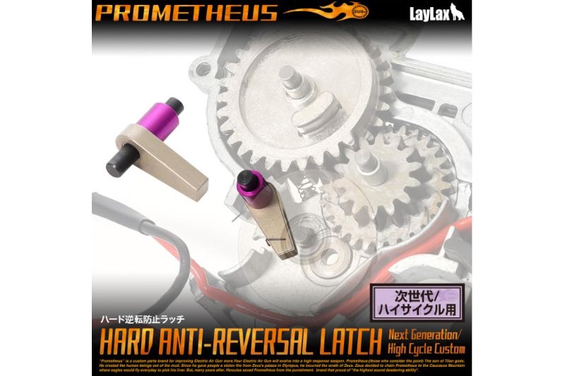 Prometheus Hard Anti-Reverse Latch for Tokyo Marui NGRS Rifle & High Cycle Custom AEG