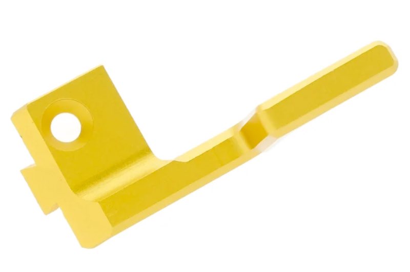 Revanchist Airsoft Aluminum Cocking Handle for Hi Capa 5.1 GBB Airsoft (Left Handed/ Gold)