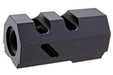 Revanchist Airsoft Dr. Black Style Compensator For Tokyo Marui Hi Capa GBB Airsoft (14mm CCW)