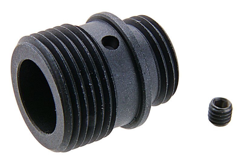 Revanchist Airsoft Dr. Black Style Compensator For Tokyo Marui Hi Capa GBB Airsoft (14mm CCW)