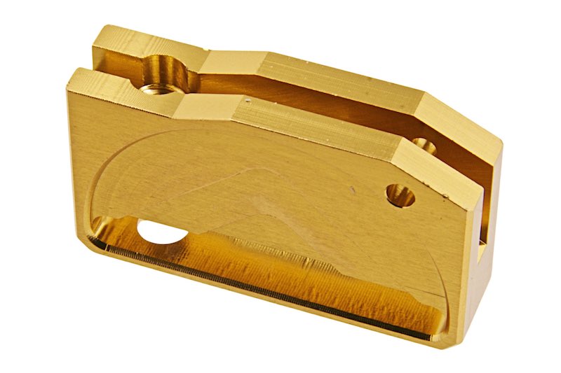 Revanchist Airsoft Aluminum Flat Trigger For Hi Capa GBB Airsoft (Type C/ Gold)
