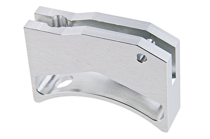 Revanchist Airsoft Aluminum Flat Trigger For Hi Capa GBB Airsoft (Type D/ Silver)