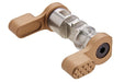 Revanchist Airsoft Stainless Steel Ambi Selector For VFC M4 GBB Airsoft (Type C/ Tan)