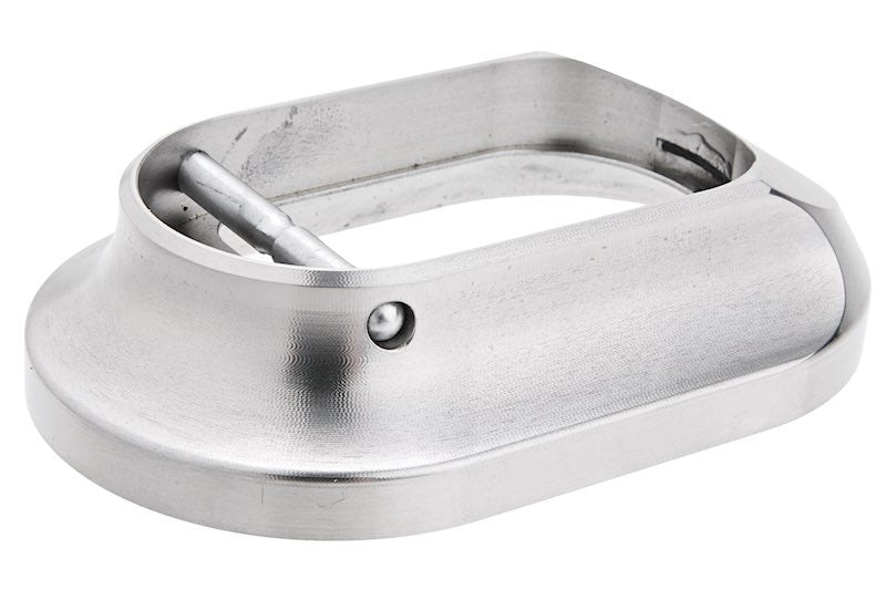 Revanchist Airsoft Stainless Steel INF Style XL Magwell For Hi Capa GBB (Silver)