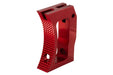 Revanchist Airsoft CNC Aluminum Curved Trigger For Tokyo Marui Hi Capa GBB Airsoft (Type F/ Red)