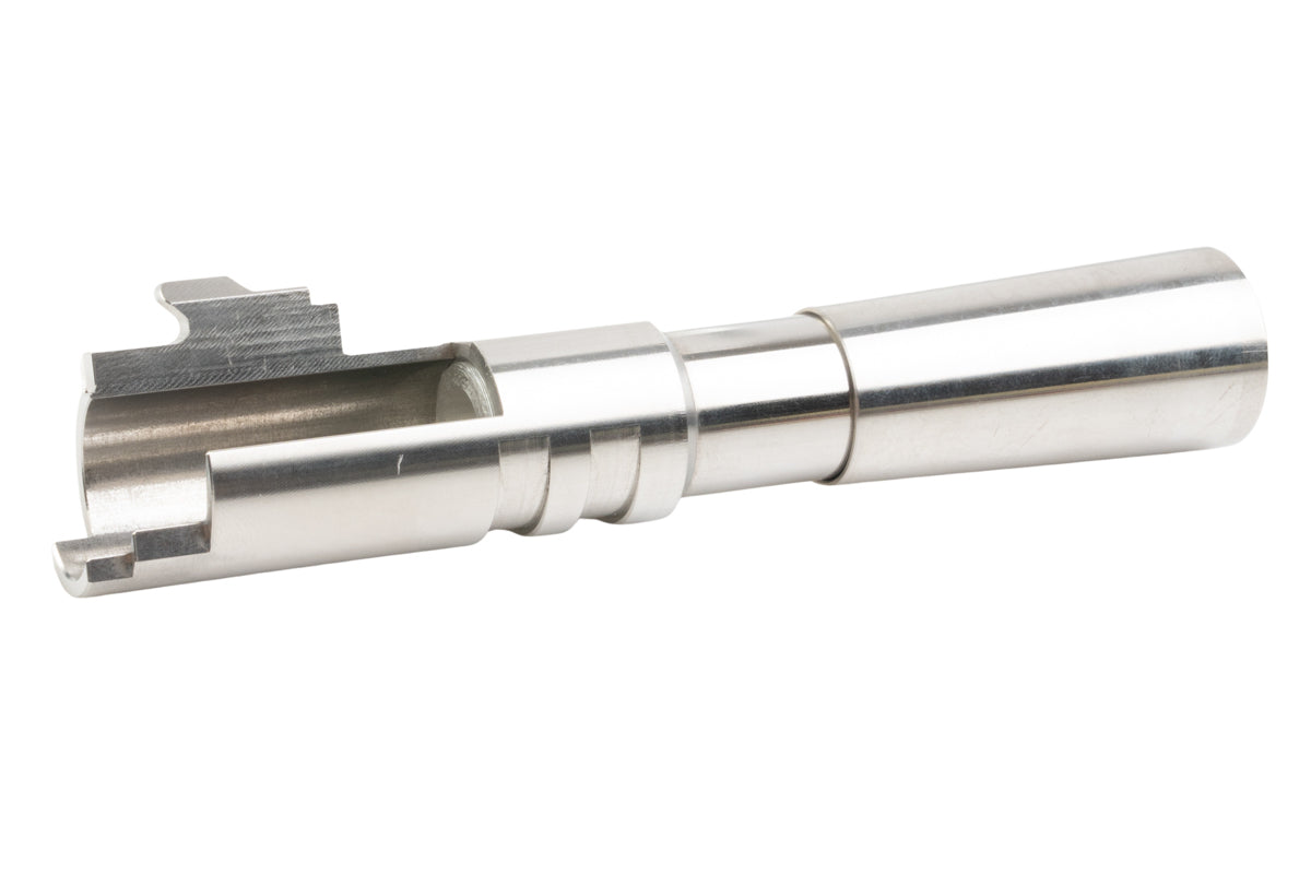 Revanchist Airsoft Stainless Steel Compensator Outer Barrel For Tokyo Marui Hi Capa 4.3 GBB Airsoft Pistol