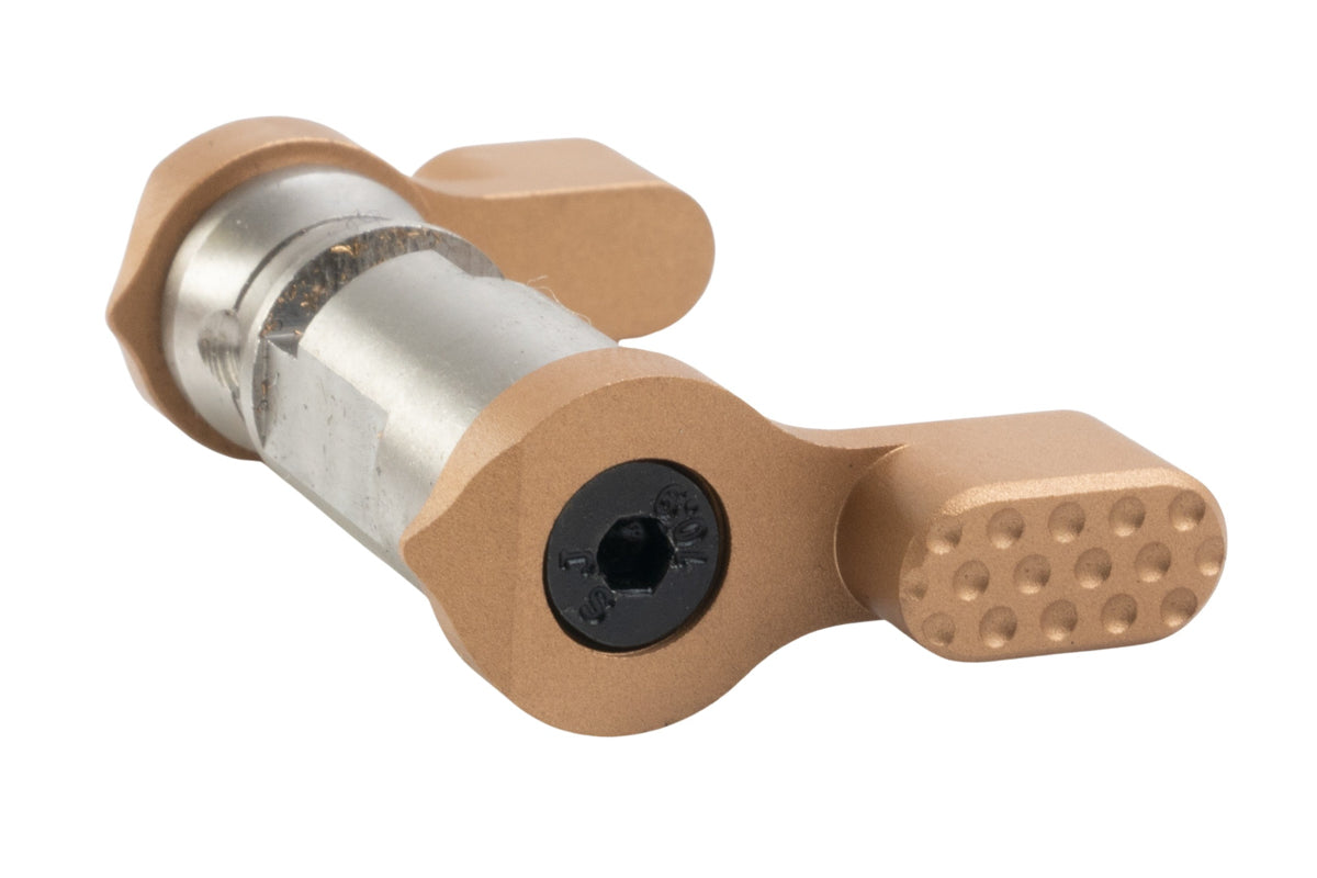 Revanchist Airsoft TypeC 90 Degree Ambidextrous Selector for Tokyo Marui MWS/ Savia PCC H Airsoft GBB (Tan)