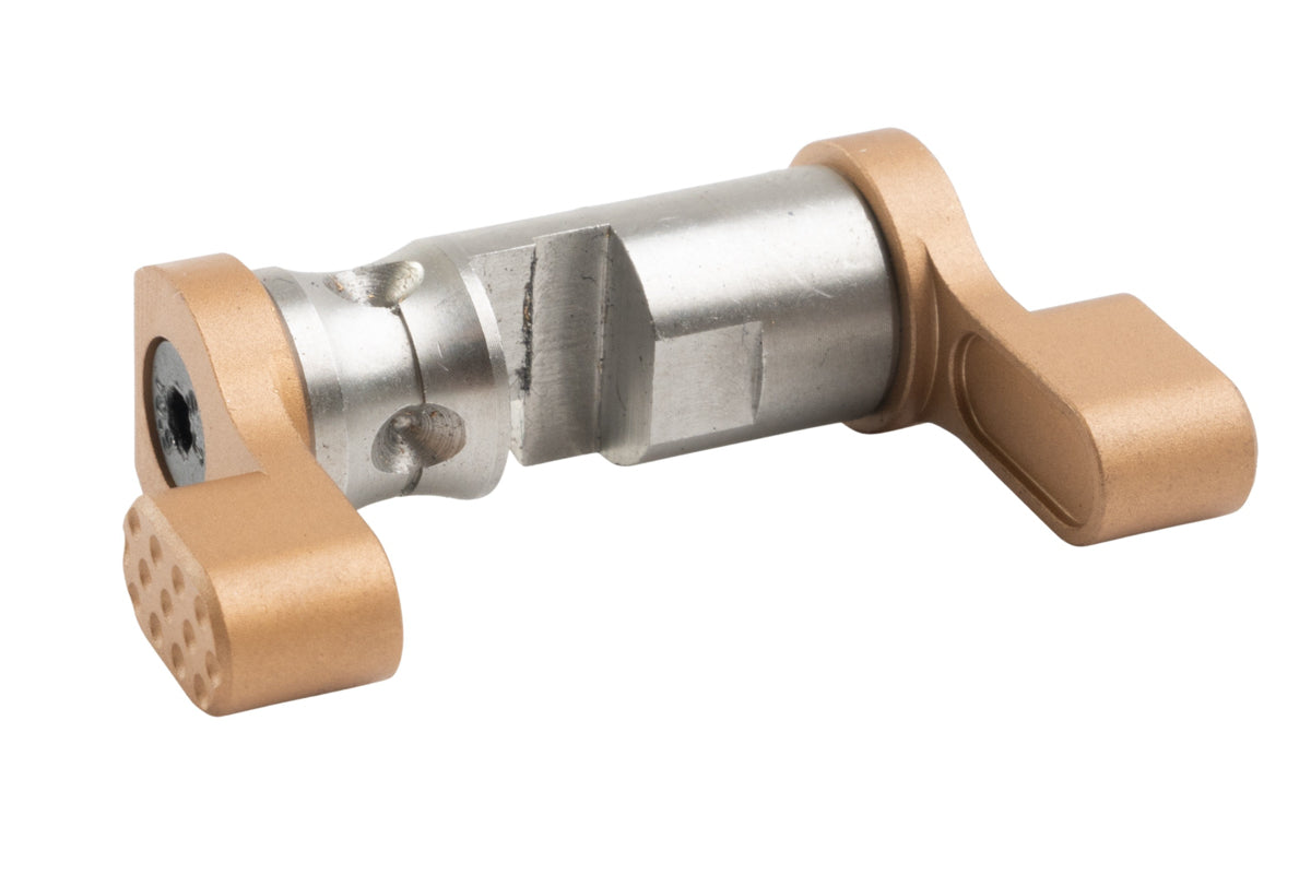 Revanchist Airsoft TypeC 90 Degree Ambidextrous Selector for Tokyo Marui MWS/ Savia PCC H Airsoft GBB (Tan)