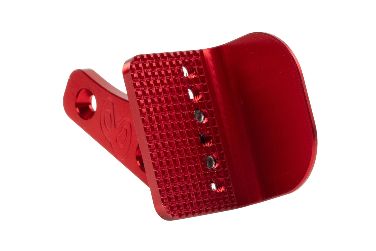 Revanchist Airsoft INF Style Adjustable Thumb Rest V2 For Tokyo Marui Hi Capa GBB Airsoft (Red)